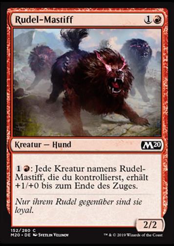 Rudel-Mastiff (Pack Mastiff)